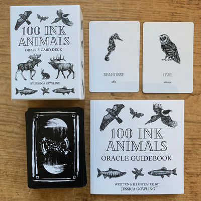100 Ink Animals Oracle