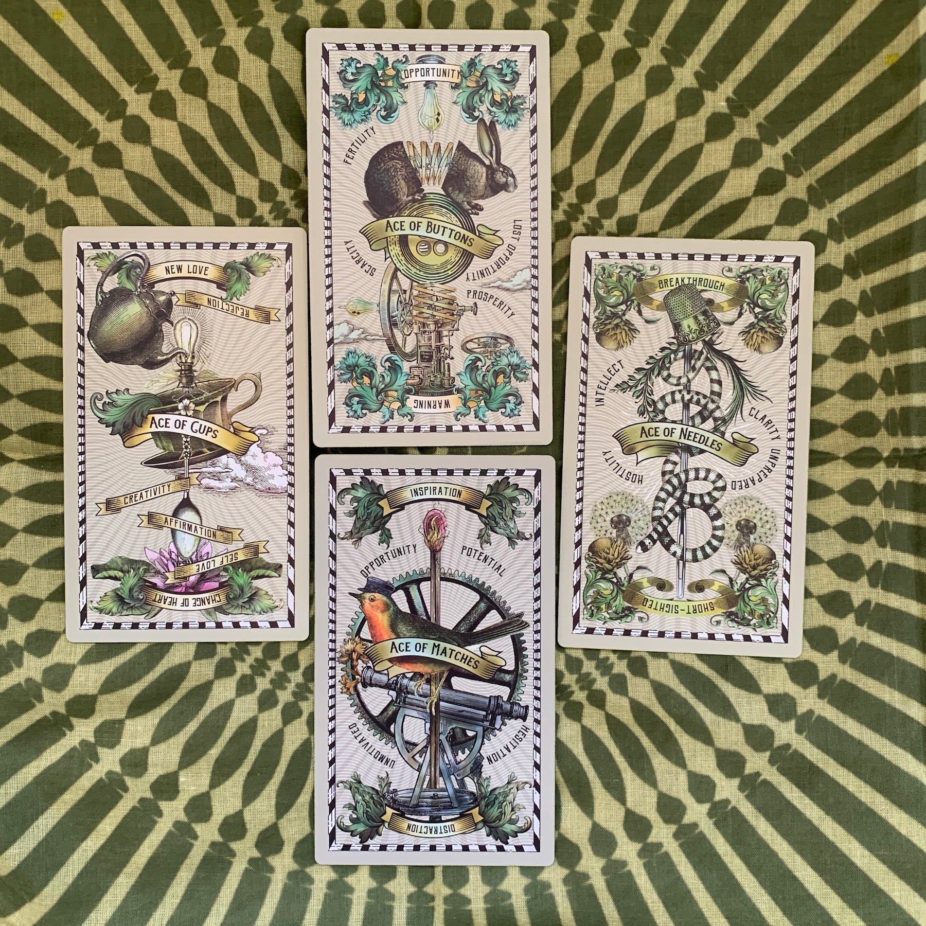 Five-Cent Tarot – Phoenix and Lotus