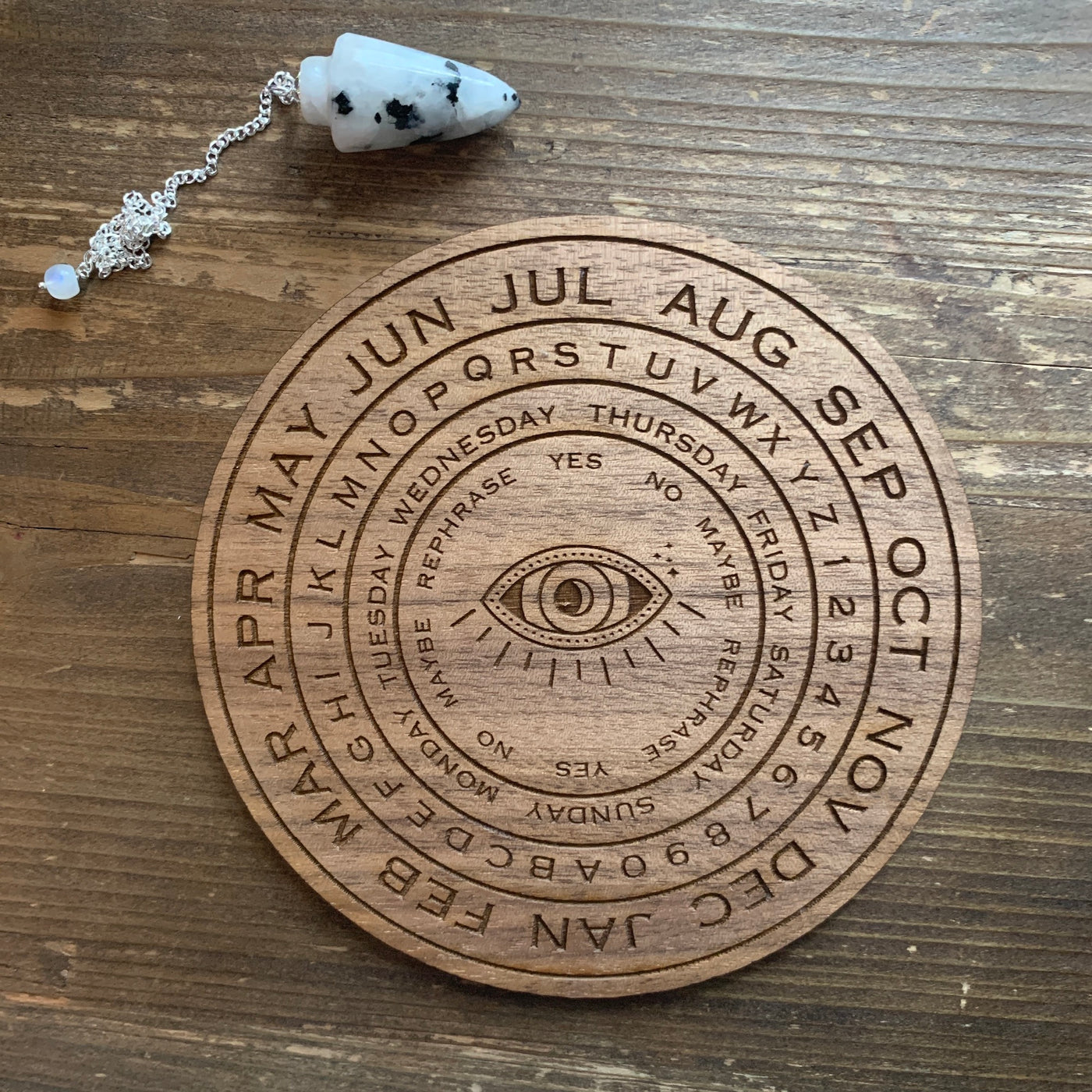 All-seeing Eye Pendulum Board with pendulum