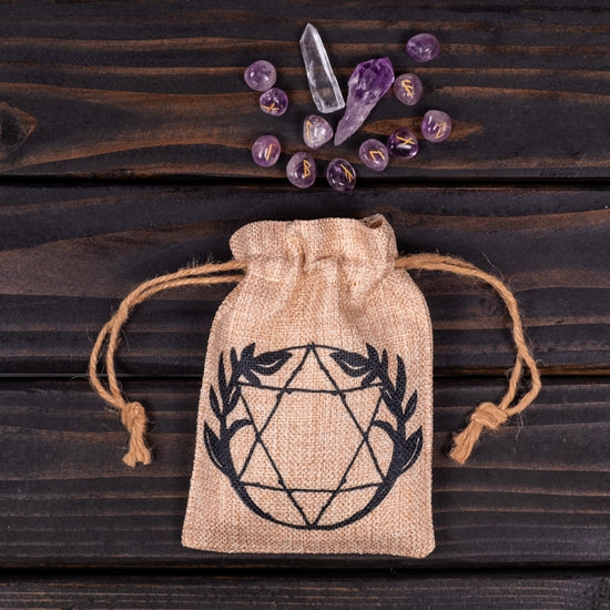 Hexagram and Branches deck bag
