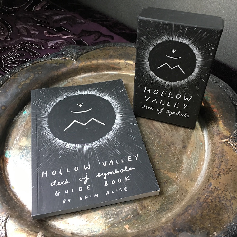 The Hollow Valley Deck of Symbols is a wonderful black and white deck with a lovely guidebook