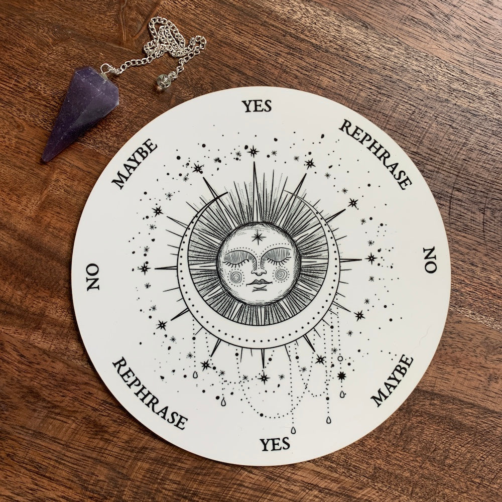 Sleeping Sun & Moon Pendulum Board