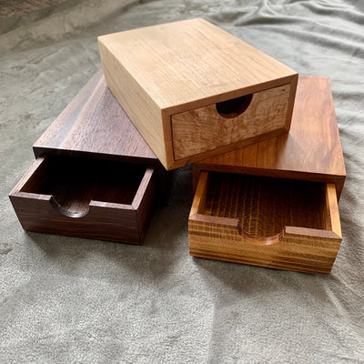 Wooden catalog-style deck box