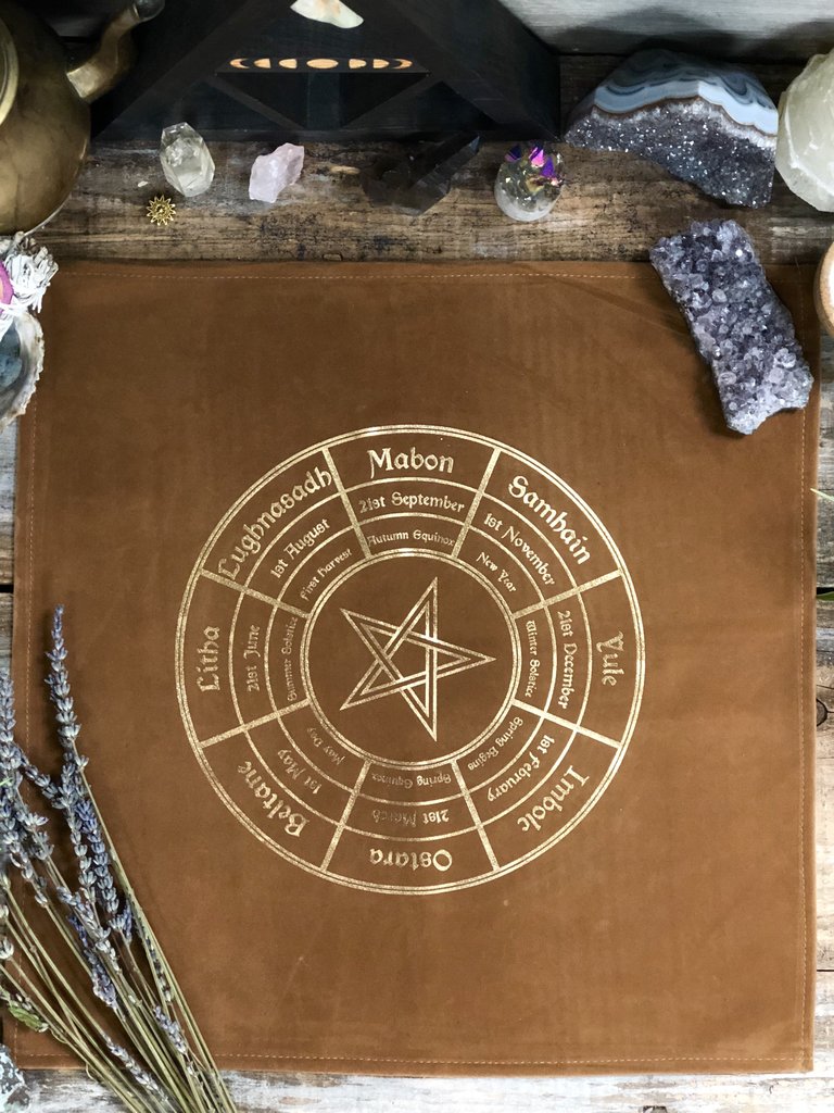 Wheel of the Year Altar Cloth
